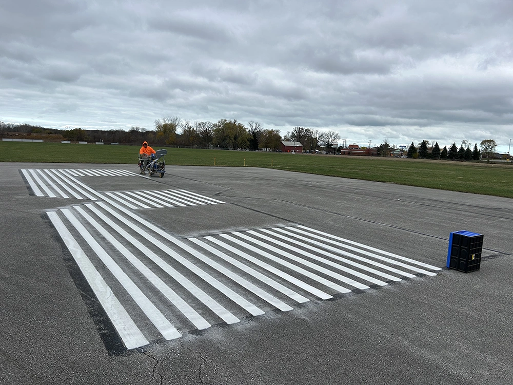 asphalt striping
